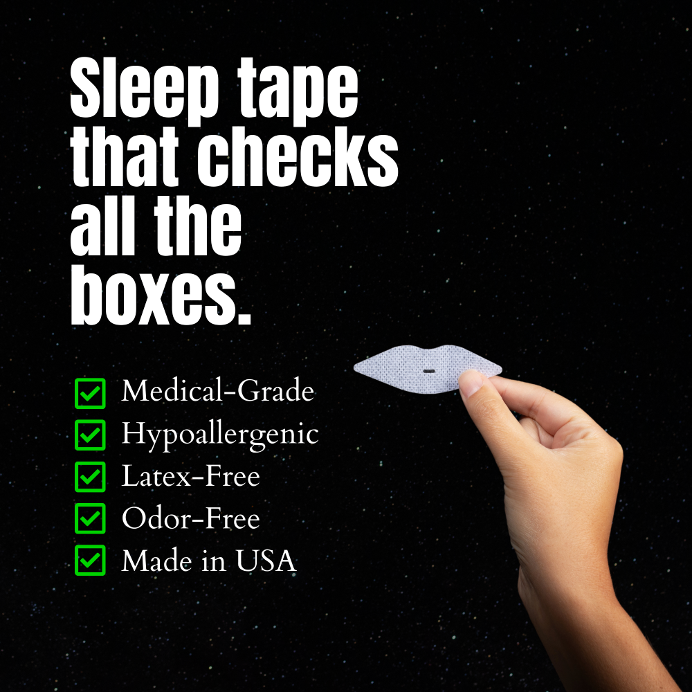Mouth Tape That Checks All the Boxes: Medical-Grade, Hypoallergenic, Latex-Free, Odor-Free, Made in USA